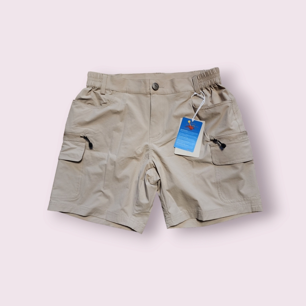NAVISKIN Women's Hiking Cargo Shorts UPF 50+ Outdoor Quick Dry Water Repellent
